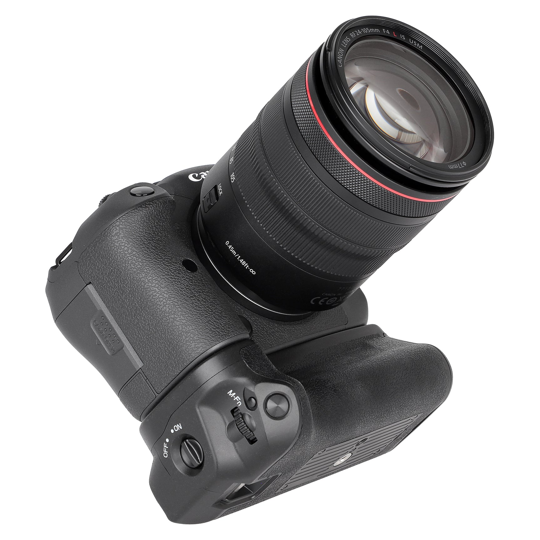 Batteriegriff für Canon EOS R5 R6 R6 Mark II wie BG-R10 kompakter Handgriff bequemer & sicherer Halt