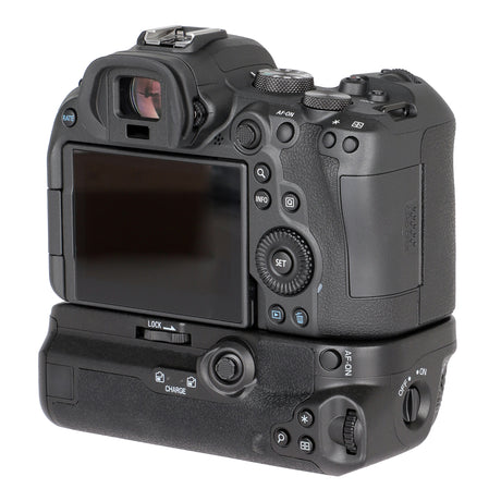 Batteriegriff für Canon EOS R5 R6 R6 Mark II wie BG-R10 kompakter Handgriff bequemer & sicherer Halt