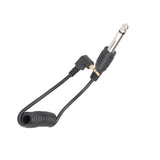 Blitz-Anschlusskabel elektronisches Blitzkabel 6,35 / 2,5 mm Klinke für Blitzauslöser (CL1/2)