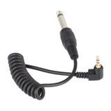 Blitz-Anschlusskabel elektronisches Blitzkabel 6,35 / 2,5 mm Klinke für Blitzauslöser (CL1/2)