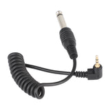 Blitz-Anschlusskabel elektronisches Blitzkabel 6,35 / 2,5 mm Klinke für Blitzauslöser (CL1/2)