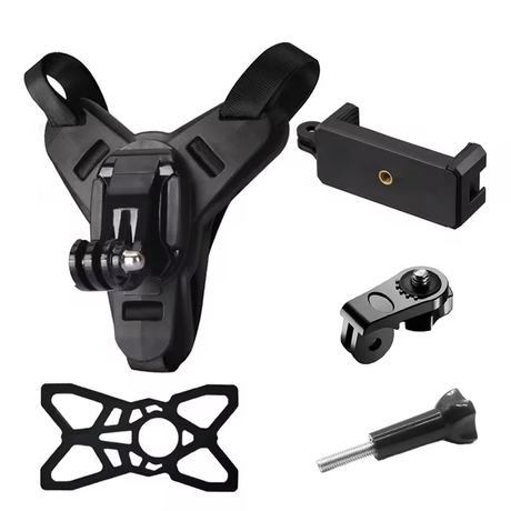 Chin Strap Mount verstellbare Kinnriemen-Halterung für GoPro & DJI Osmo Actionkameras