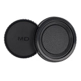Kameragehäusedeckel & Objektivrückdeckel Set für Minolta MD / SR – Schutzkappen für Kamera & Objektiv