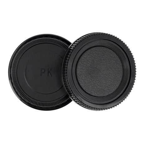 Kameragehäusedeckel & Objektivrückdeckel Set für Pentax K – Schutzkappen für Kamera & Objektiv
