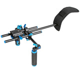 ayex D4 Video Rig Schulterstativ für DSLRs, Systemkameras, Camcorder