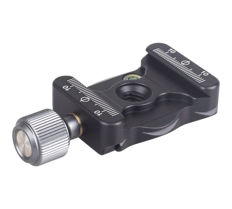 ayex Universale QR-Klemme Schnellspannklemme 3/8" Zoll + 1/4" Zoll Adapter Arca-Swiss kompatibel präzise eloxiertes Aluminium 38mm breit DE-38