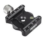 Universale QR-Klemme Schnellspannklemme 3/8 Zoll mit 1/4 Zoll Adapter Arca-Swiss für Stative, Köpfe & Einbeinstative