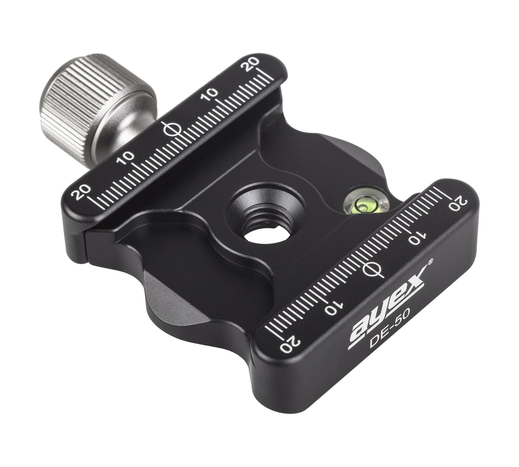 Universale QR-Klemme Schnellspannklemme 3/8 Zoll mit 1/4 Zoll Adapter Arca-Swiss für Stative, Köpfe & Einbeinstative