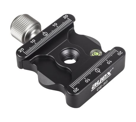 Universale QR-Klemme Schnellspannklemme 3/8 Zoll mit 1/4 Zoll Adapter Arca-Swiss für Stative, Köpfe & Einbeinstative