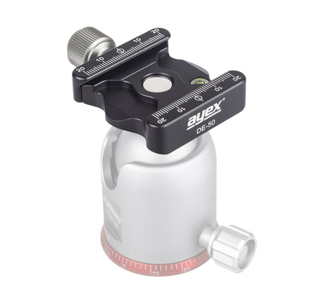 Universale QR-Klemme Schnellspannklemme 3/8 Zoll mit 1/4 Zoll Adapter Arca-Swiss für Stative, Köpfe & Einbeinstative