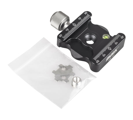 Universale QR-Klemme Schnellspannklemme 3/8 Zoll mit 1/4 Zoll Adapter Arca-Swiss für Stative, Köpfe & Einbeinstative