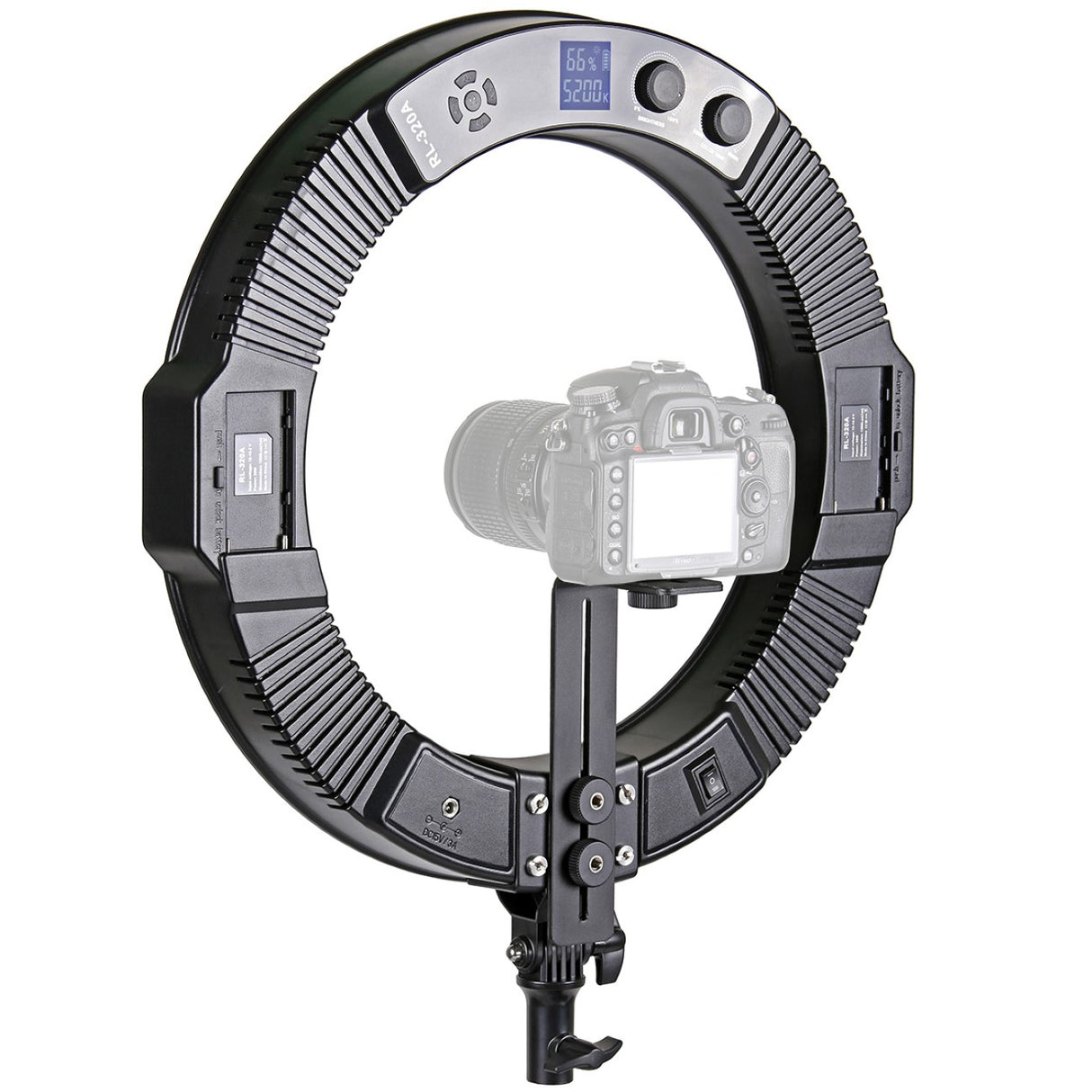 ayex Dimmbare 18 Zoll LED Ringleuchte (3200K-5600K)