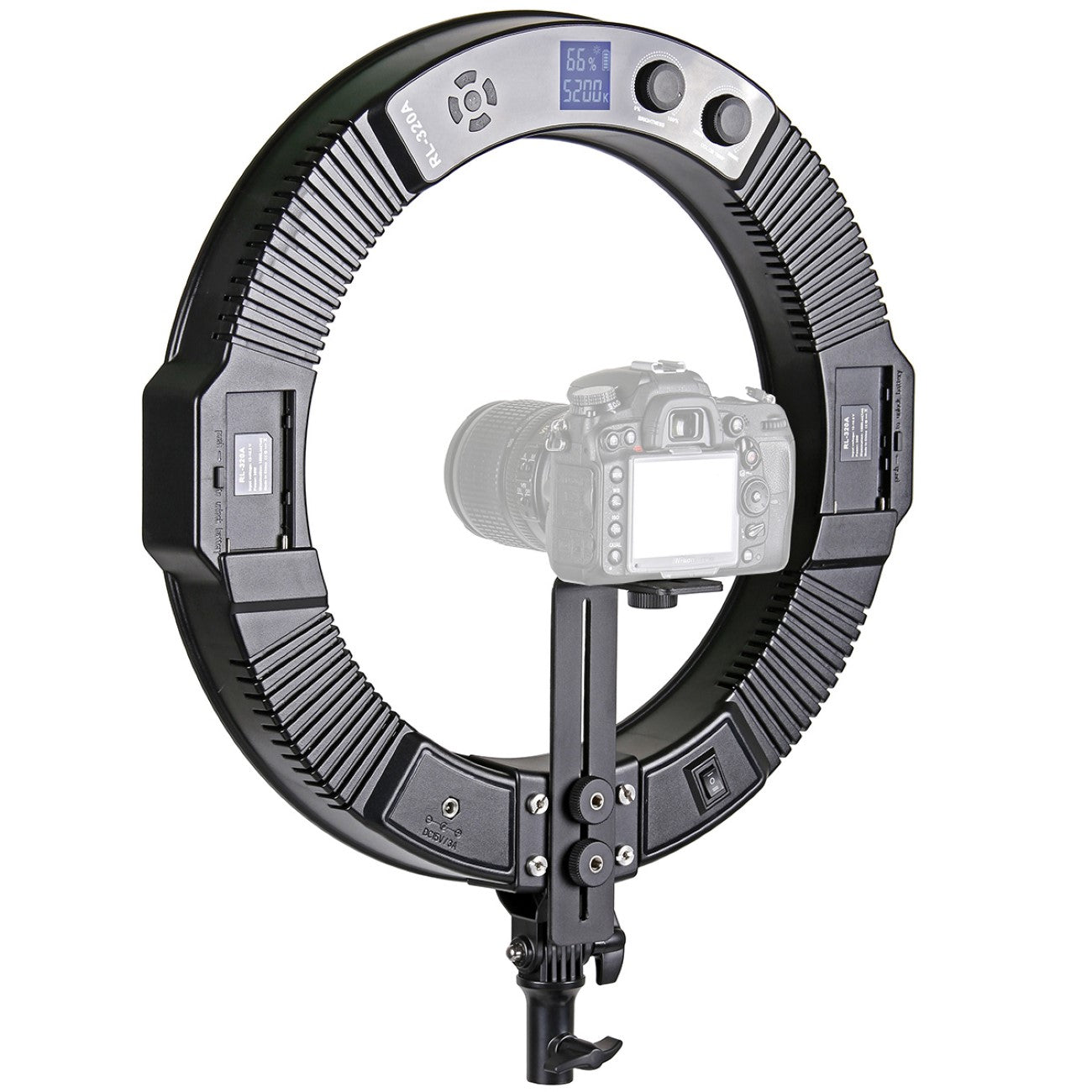 ayex Dimmbare 18 Zoll LED Ringleuchte (3200K-5600K)