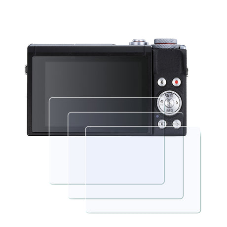 Display-Schutzglas für Canon PowerShot G7 X Mark III, EOS 850D, EOS M200 – 0,3 mm 9H gehärtetes Glas 3 Stück