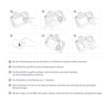 Display-Schutzglas für Canon EOS R50 V, R10, R100 – 0,3 mm 9H gehärtetes Glas 3 Stück