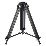 JUSINO Hochwertiges Profi Video-Stativ aus Karbon 66cm bis 150cm Höhe 18kg Tragfähigkeit + gepolsterter Tasche DK-1503C