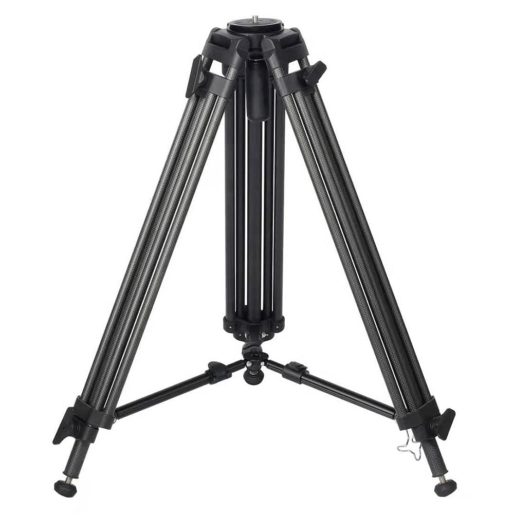 JUSINO Hochwertiges Profi Video-Stativ aus Karbon 66cm bis 150cm Höhe 18kg Tragfähigkeit + gepolsterter Tasche DK-1503C