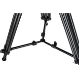 JUSINO Hochwertiges Profi Video-Stativ aus Karbon 66cm bis 150cm Höhe 18kg Tragfähigkeit + gepolsterter Tasche DK-1503C