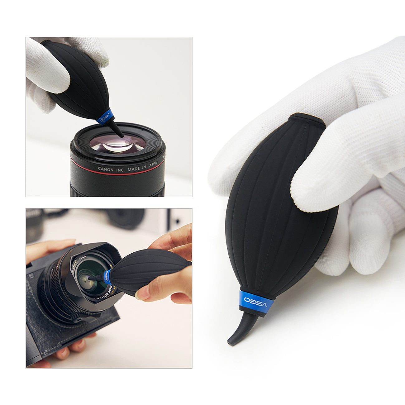 VSGO Professionelles Kamera-Reinigungsset für APS-C Sensoren, Objektive & Displays, DKL-20 Travel Cleaning Kit Pro (Grau)