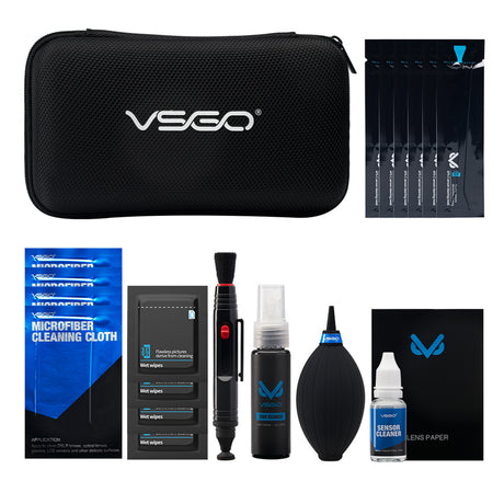 VSGO Professionelles Kamera-Reinigungsset für Vollformat Objektive & Displays DKL-20F Travel Cleaning Kit Pro