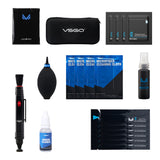 VSGO Professionelles Kamera-Reinigungsset für Vollformat, Objektive & Displays - DKL-20F Travel Cleaning Kit Pro