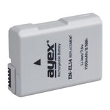 ayex Power Set mit 2x EN-EL14 Akku + 1x USB Dual Ladegerät für zB. Nikon P7700 P7100 D5100 D3200