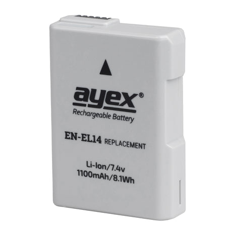 ayex Power Set mit 2x EN-EL14 Akku + 1x USB Dual Ladegerät für zB. Nikon P7700 P7100 D5100 D3200