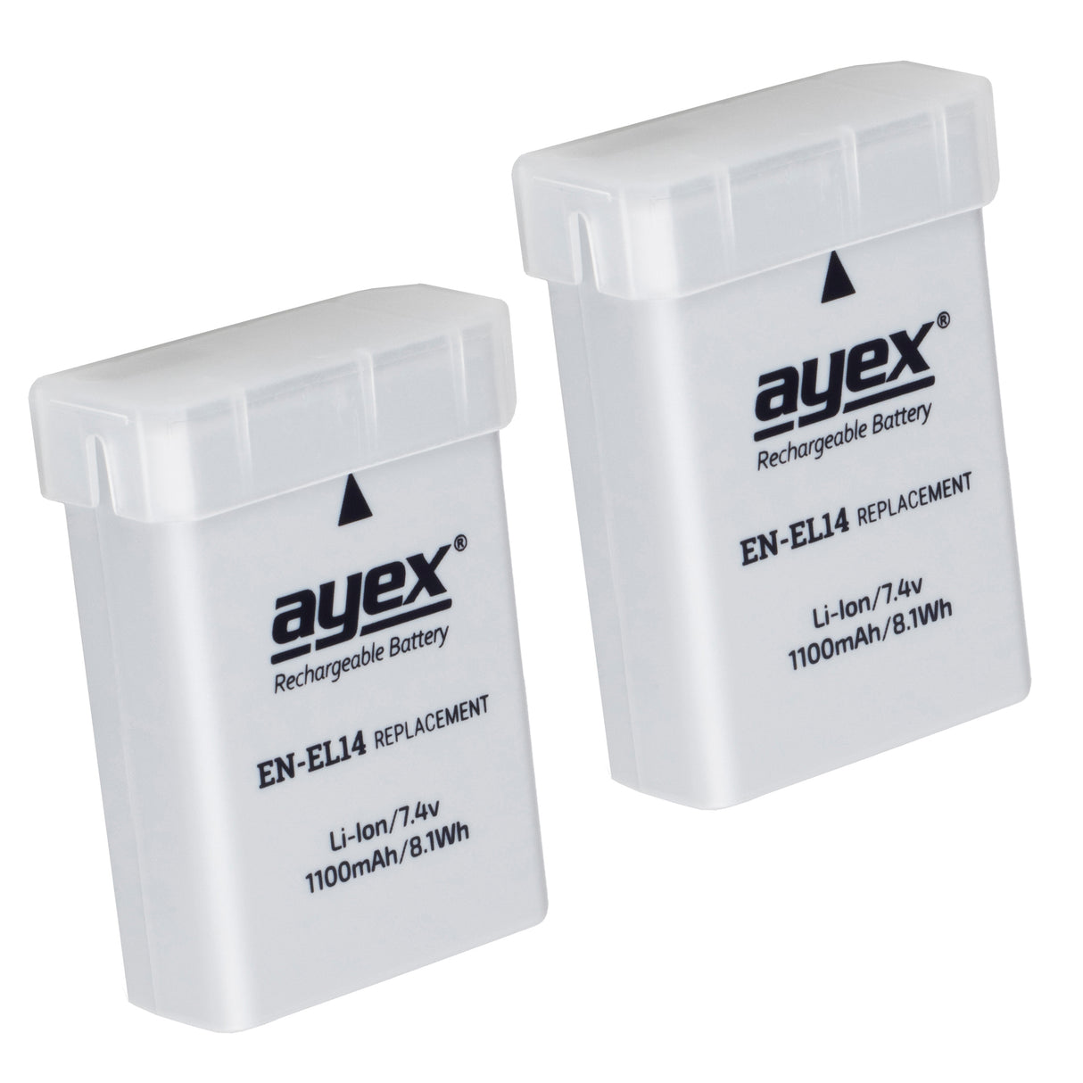 Batteriegriff Set für Nikon D5300 D3300 D3200 D3100 + 2x EN-EL14 Akku