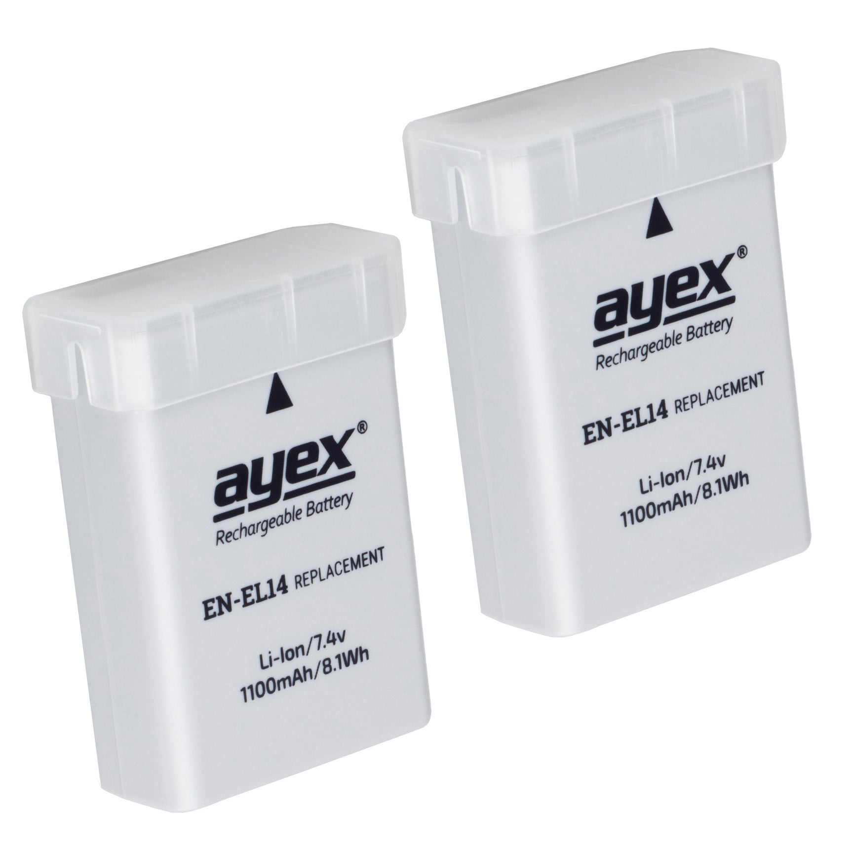 Batteriegriff Set für Nikon D5300 D3300 D3200 D3100 + 2x EN-EL14 Akku