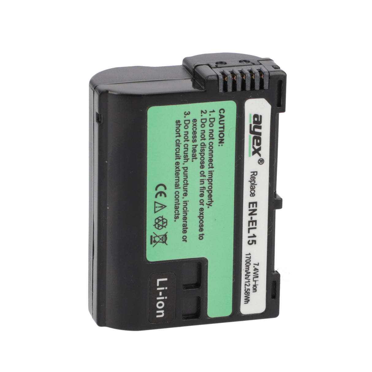 EN-EL15 Akku 2 Stück Sparset für Nikon Z6 Z7 D7000 D600 D750 Z7 V1 D800E uvm.