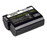 EN-EL15C Premium-Akku für zB Nikon Z7 II Z6 D7500 D7000 D850 D750 D610 D800E lange Laufzeit 2250mAh