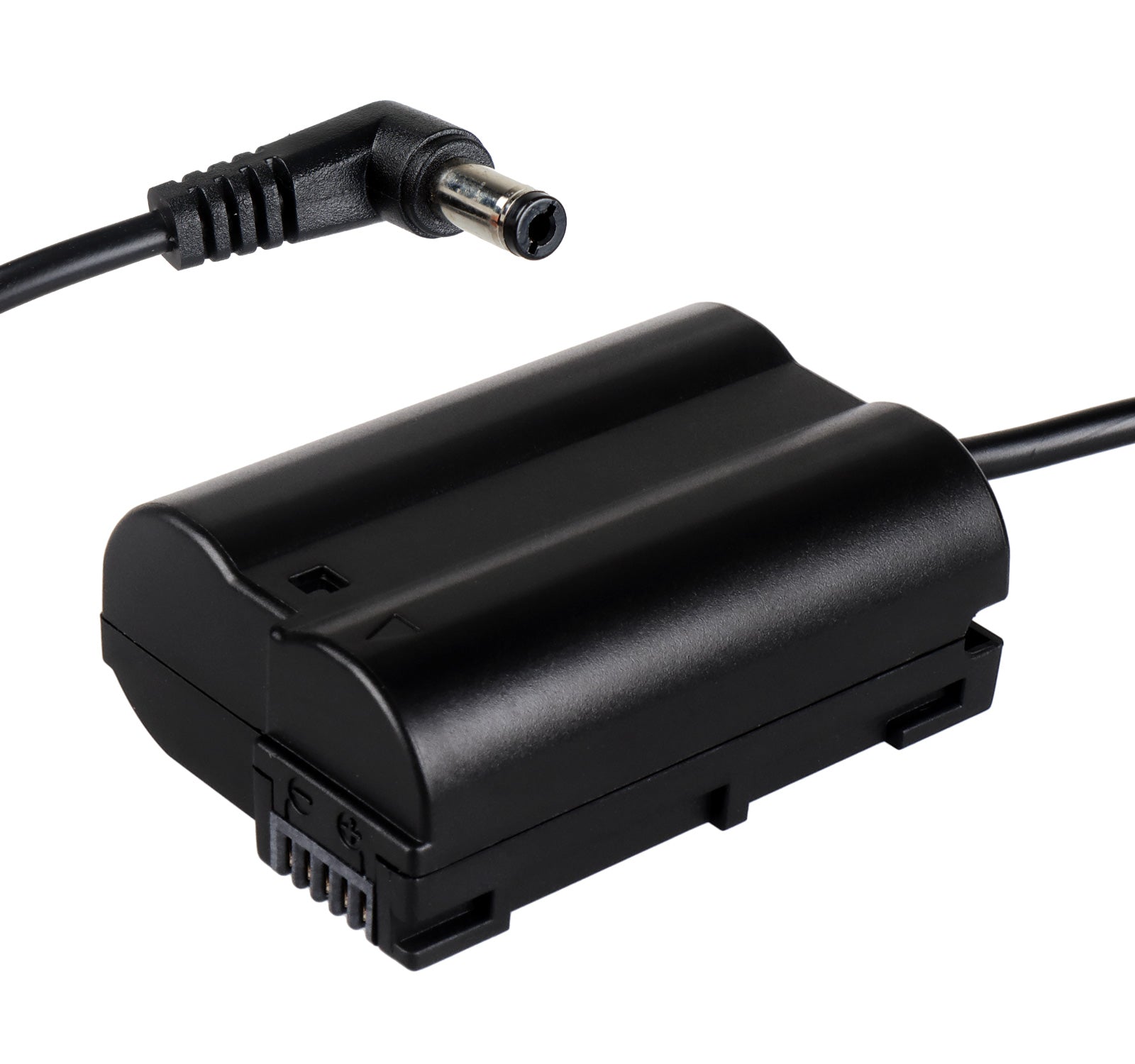 DC-Coupler für Nikon Kameras mit EN-EL15 Akku-Dummy für permanente Stromversorgung über z.B. V-Mount Akku