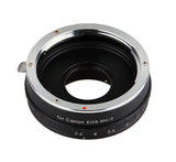 Objektivadapter mit Blende für Canon EF/EF-S Objektive an Micro 4/3