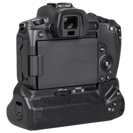 Batteriegriff Set für Canon EOS R Ra Handgriff mit Ladefunktion + 2x LP-E6N Akkus Inkl. USB-C Netzteil