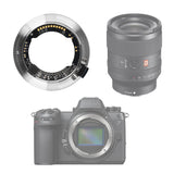 Autofokus Objektivadapter für Sony E-Mount Objektive an Nikon Z-Kameras E-Z Pro