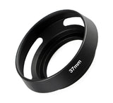 Metall Gegenlichtblende Schwarz – Hohlprofil Design – Schraubmontage