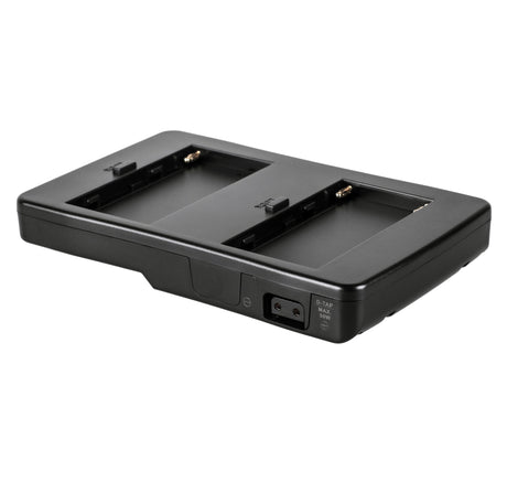 Adapter Platte für 2 Sony Akkus Typ NP-F970 F770 F570 Zeitgleich sicher & schnell Akkus wieder aufladen