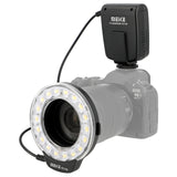 Makro Ringblitz Ringleuchte für Canon EOS DSLR SLR Kameras FC-110 Blitz & Dauerlicht auch für Videoaufnahmen