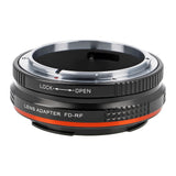 ayex FD-EOS R Objektivadapter für Canon FD Objektive an Canon EOS R5 R6 R7 R8 R10 RP & weitere RF Kameras