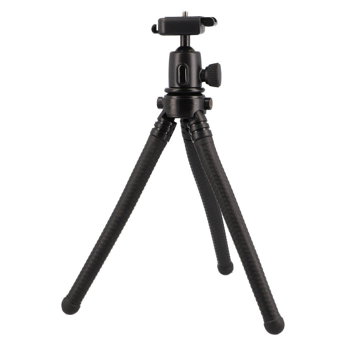 Flexibles 2-in-1 Tischstativ & Selfie-Pod mit Kugelkopf - Biegsame Beine & 1/4"-Anschlüsse