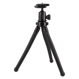 Flexibles 2-in-1 Tischstativ & Selfie-Pod mit Kugelkopf - Biegsame Beine & 1/4"-Anschlüsse