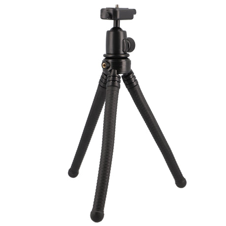 Flexibles 2-in-1 Tischstativ & Selfie-Pod mit Kugelkopf - Biegsame Beine & 1/4"-Anschlüsse