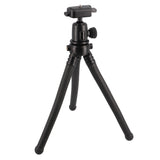 Flexibles 2-in-1 Tischstativ & Selfie-Pod mit Kugelkopf - Biegsame Beine & 1/4"-Anschlüsse