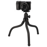 Flexibles 2-in-1 Tischstativ & Selfie-Pod mit Kugelkopf - Biegsame Beine & 1/4"-Anschlüsse