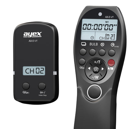 ayex Funk-Timer Fernauslöser AX-5 VT Video & Foto Auslöser für Sony Camcorder & Kameras