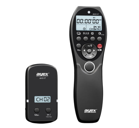 ayex Funk-Timer Fernauslöser AX-5 VT Video & Foto Auslöser für Sony Camcorder & Kameras