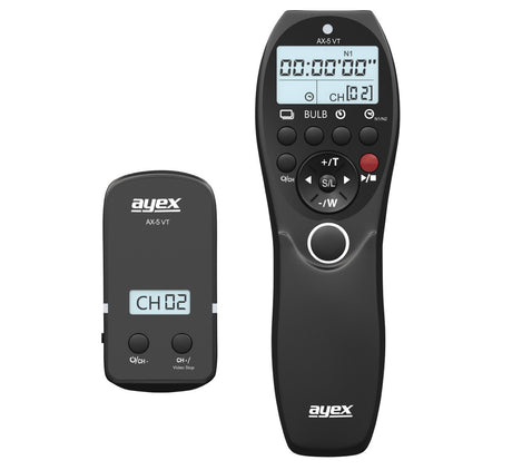ayex Funk-Timer Fernauslöser AX-5 VT Video & Foto Auslöser für Sony Camcorder & Kameras