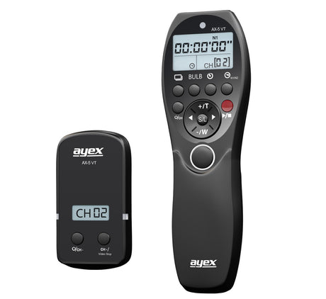 ayex Funk-Timer Fernauslöser AX-5 VT Video & Foto Auslöser für Sony Camcorder & Kameras