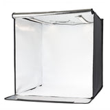 ayex Fotostudio Set Foto Box mit LED Licht und Hintergrund-Folie, optimal für Produktfotografie