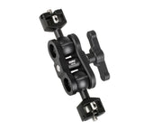 Magic Arm Gelenkarm 1/4 Zoll eloxiertes Alumnium Doppel-Kugelköpfe gut erreichbare Drehschraube FSA-05